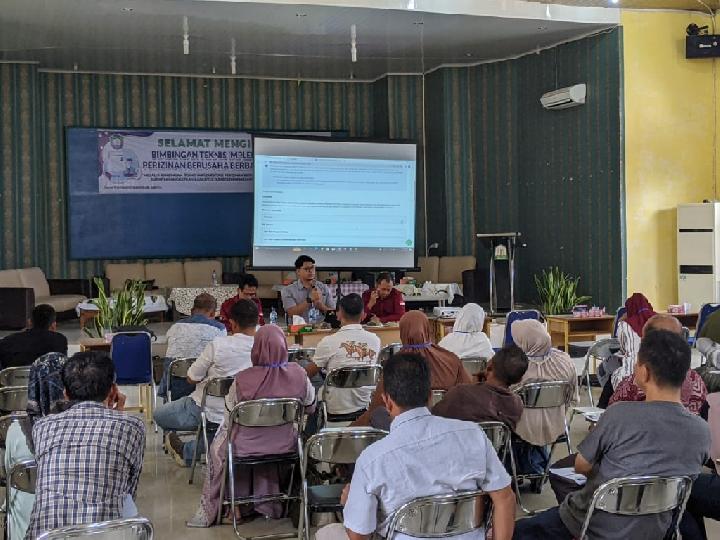 DPMPTSP Nakertrans Abdya Sosialisasi Tentang Perizinan