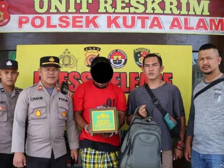 Langganan Curi Kotak Amal, Pria di Aceh Dibekuk Polisi