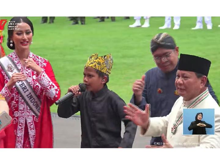 Presiden Jokowi Izinkan Prabowo Joget Ojo Dibandingke