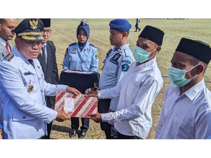 HUT ke-77 RI, 183 Warga Binaan Lapas IIB Blangpidie Abdya Dapat Remisi