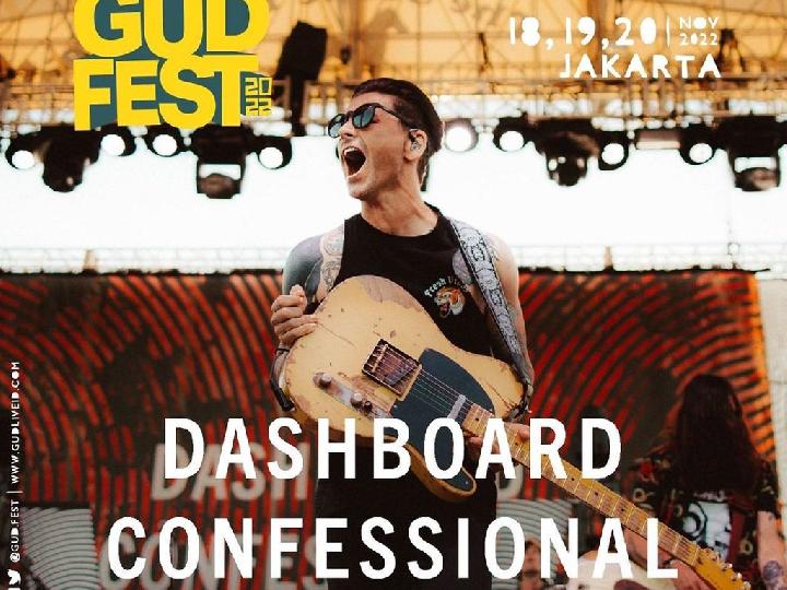 Dashboard Confessional Bakal Manggung di GUDfest 2022 Jakarta