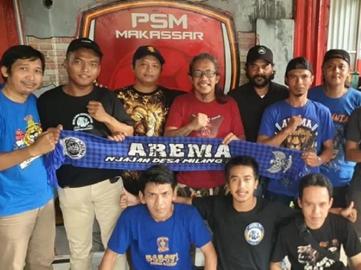 Sebanyak 150 Orang Suporter Arema FC Tiba di Kota Parepare