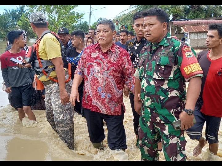 Usai Peringatan Hari Kemerdekaan RI ke-77, Deli Serdang Dikepung Banjir