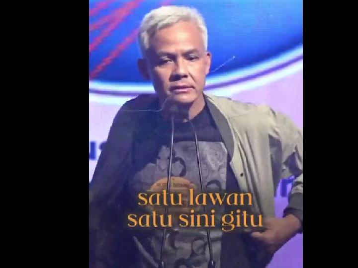 Panas dengan Akun Anonim, Ganjar Pranowo: Satu Lawan Satu Sini