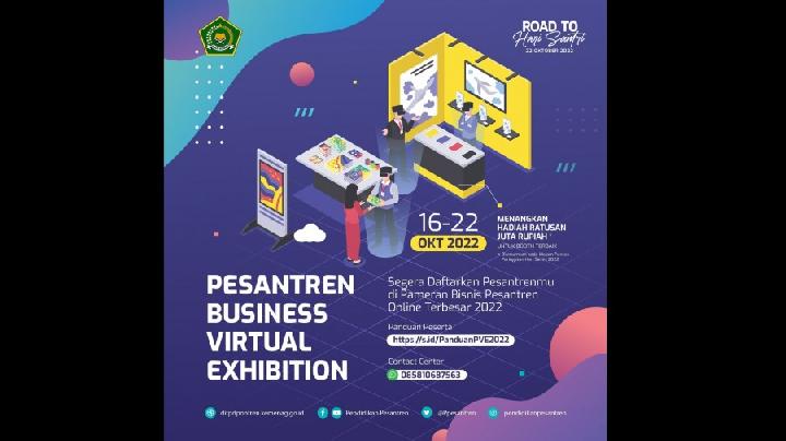 Kemenag Gelar Pesantren Business Virtual Exhibition Barhadiah Ratusan Juta, Ini Ketentuannya