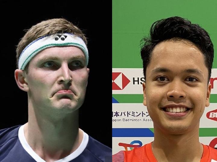 Perempat Final Kejuaraan Dunia 2022, Ini Rekor Laga Ginting Vs Axelsen