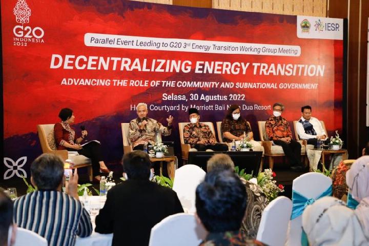 Jateng Jadi Percontohan Pengembangan Energi Baru Terbarukan Nasional