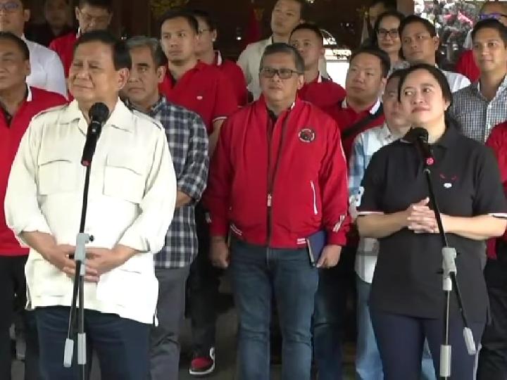 Sambut Puan, Prabowo Beri Sinyal Gerindra-PDIP Berkoalisi di Pilpres 2024