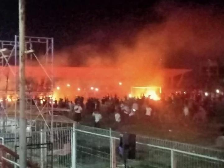 Penyebab Suporter Persiraja Banda Aceh Bakar Fasilitas Stadion Dhimurthala