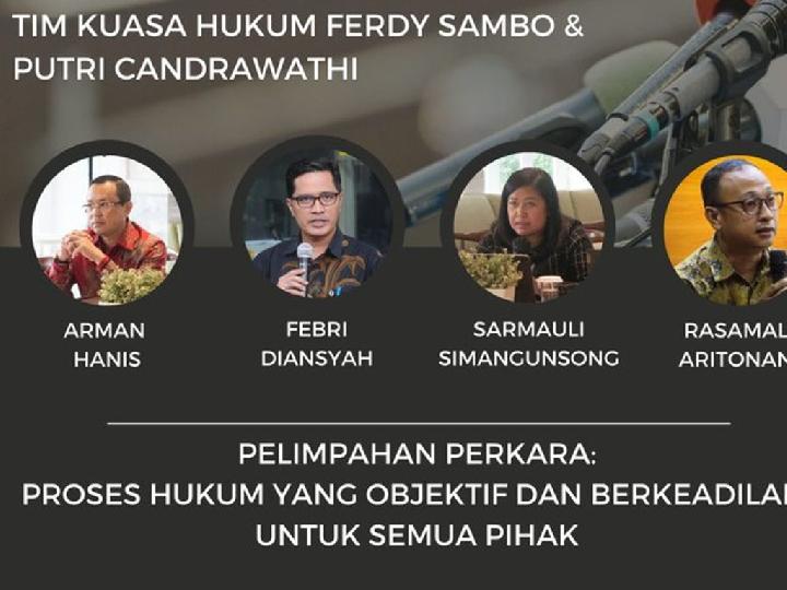 Sebelum Teken Kuasa, Ini Permintaan Febri Diansyah ke Sambo dan Putri