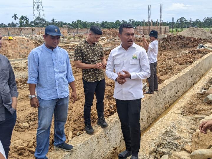 GOR Sigupai Arena dari Pokir Wakil Ketua DPRA, saat ini Sedang Dikerjakan