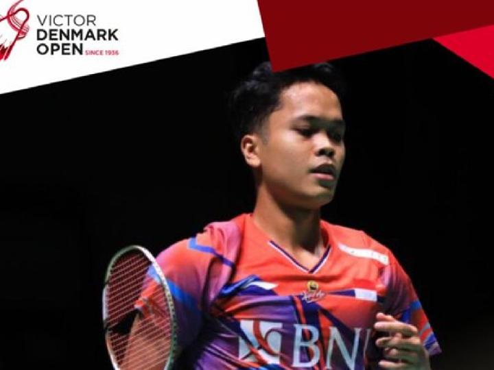 Denmark Open 2022: Ginting Tersungkur di Babak 32 Besar 