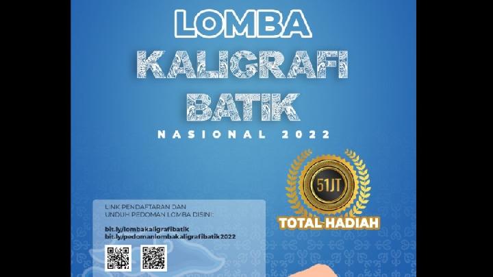 Dibuka Pendaftaran Lomba Kaligrafi Batik Nasional, Ini Cara Daftarnya