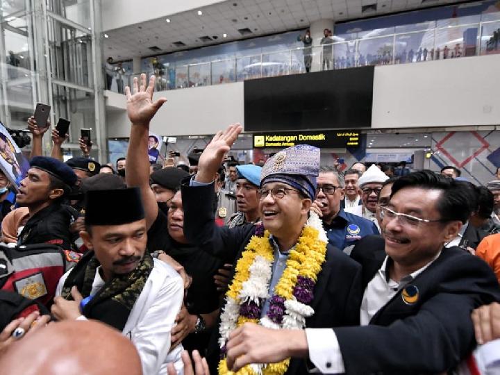 Disambut Pendukungnya, Anies Baswedan: Ini Medan Bung