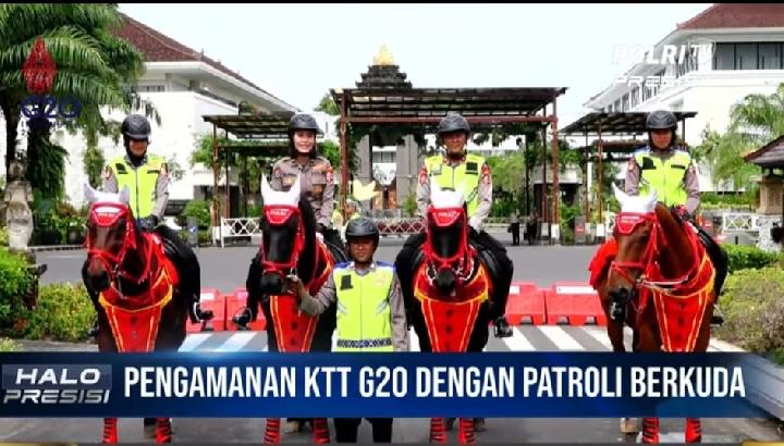 Polri Terjunkan Patroli Berkuda untuk Pengamanan KTT G20