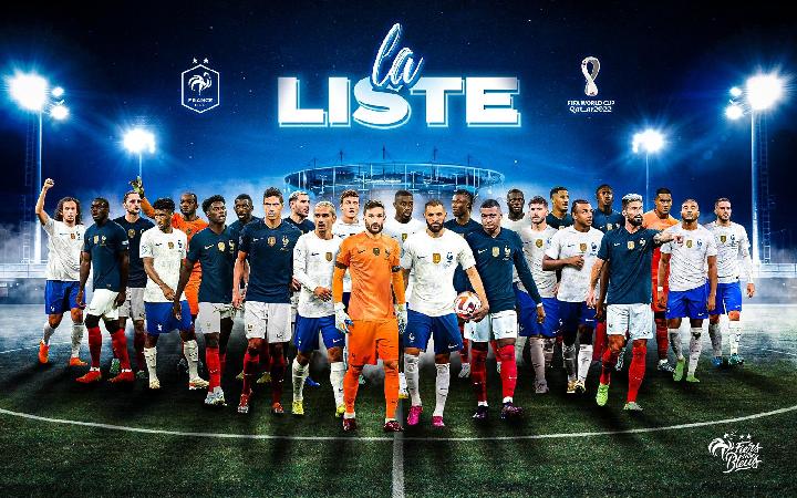 Skuad Prancis untuk Piala Dunia 2022 Sudah Diumumkan, Tidak ada Pogba dan N'golo Kante