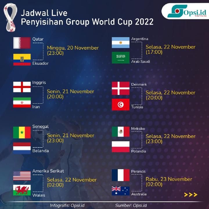 Ini Jadwal Live Piala Dunia Qatar 2022 (1)