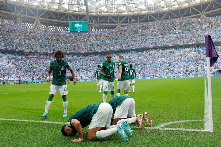 Kalahkan Argentina, Arab Saudi Cetak Tiga Rekor Sekaligus