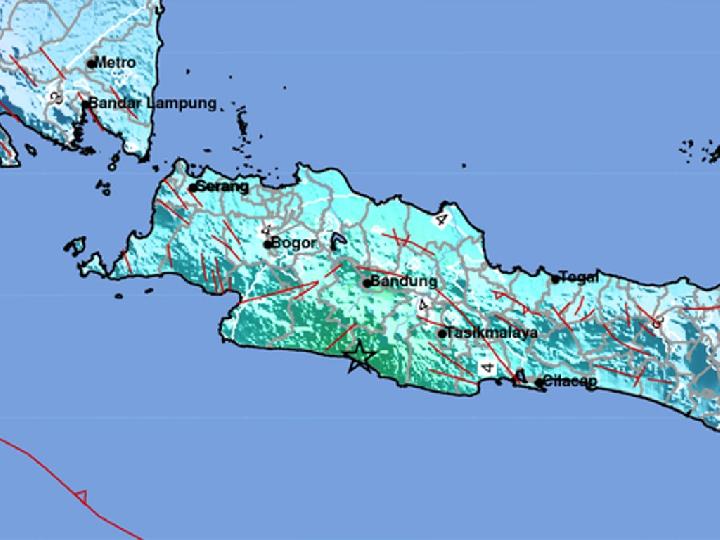Gempa Magnitudo 6.4 Goncang Kabupaten Garut