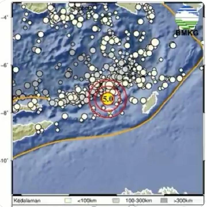 Maluku Tenggara Barat Diguncang Gempa Bumi Magnitudo 5.0