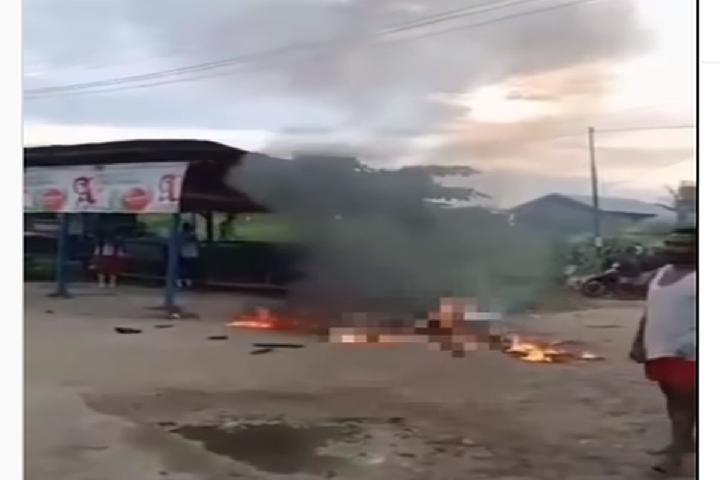 Seorang Wanita di Kota Sorong Dibakar Hidup-hidup oleh Warga, Ini Dugaan Penyebabnya