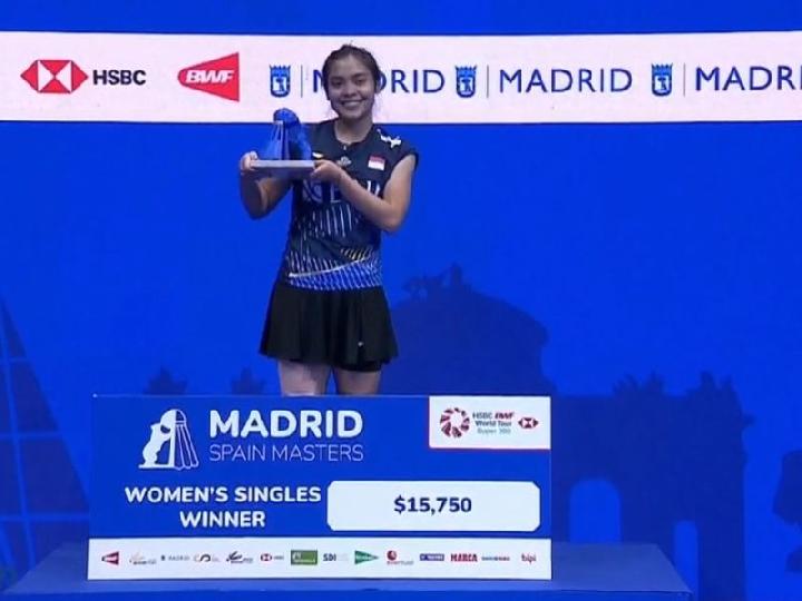 Si Kemayu Gregoria Mariska Tunjung Kampiun Spain Masters 2023