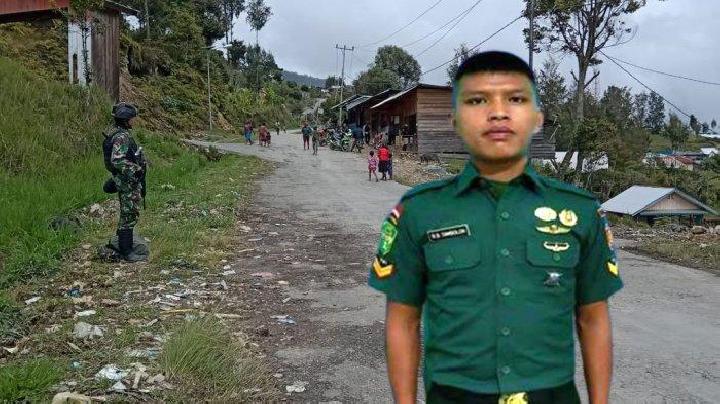 Sertu Roybertus Simbolon yang Gugur Ditembak KKB Ternyata Komandan Pos Tim Elang