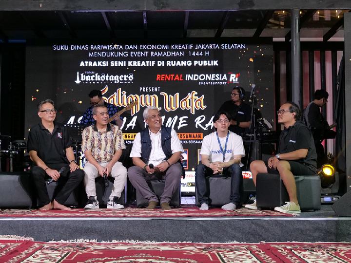 Backstagers, Rental Indonesia dan Sudin Parekraf Jaksel Gelar Salimun Wafa di Ramadan 2023