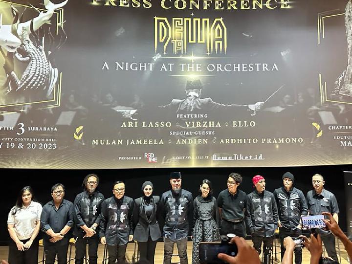 Konser Dewa 19 A Night At The Orchestra Bakal Hadir di Surabaya dan Solo