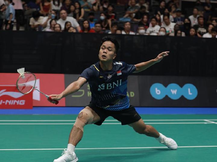 Ginting Kandaskan NG Ka Long Angus di Singapore Open 2023