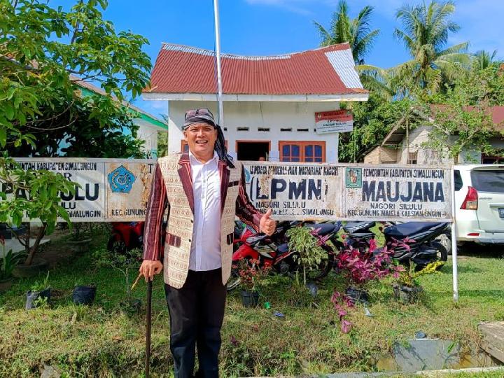 Togu Simorangkir Si Bos Lebay Resmi Mendaftar Pemilihan Kepala Desa di Simalungun