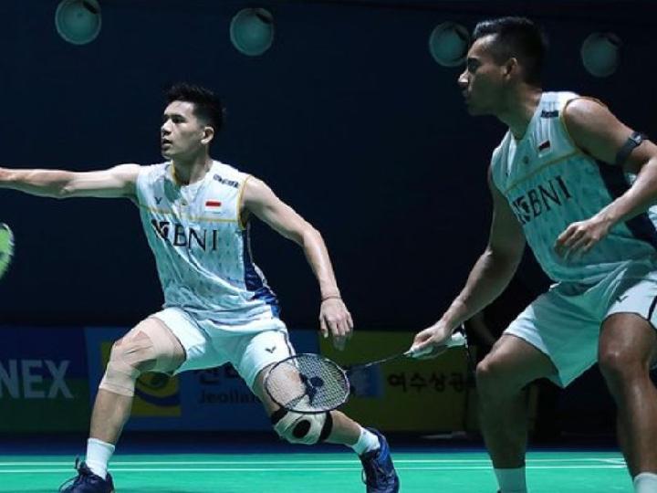 Korea Open 2023, Dua Ganda Putra Indonesia Tumbang Lebih Awal