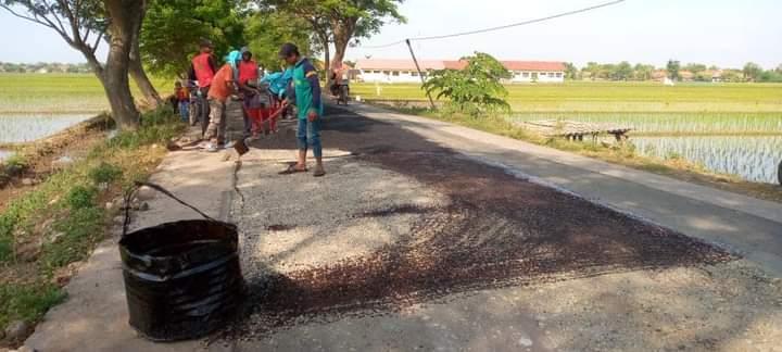 DPUPR Indramayu Lakukan Perbaikan Jalan Tempel-Telagasari, Warga Kini Lebih Nyaman Berkendara