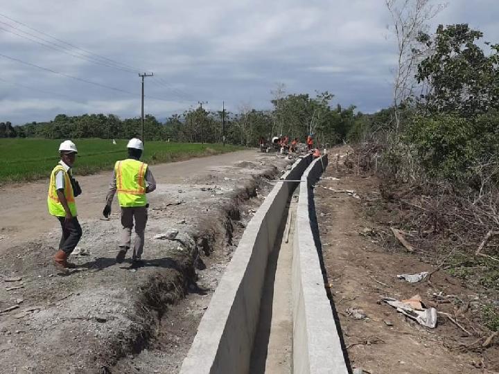 Ruas Jalan Tanabatue - Sanrego - Palattae di Bone Mulai Dikerjakan