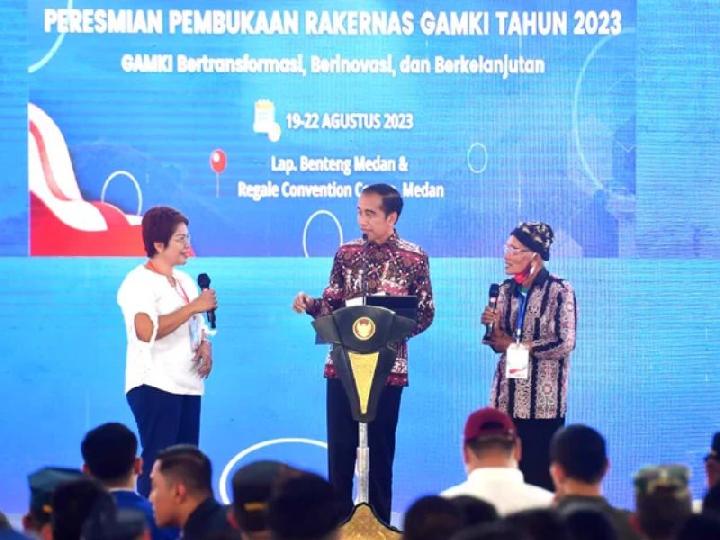 Jokowi Berharap GAMKI Ikut Menjaga Situasi Politik Kondusif Jelang Pemilu 2024