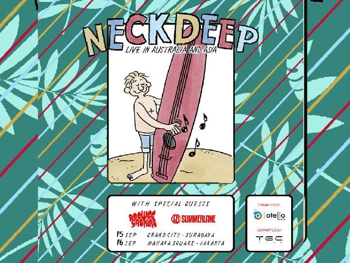 Pee Wee Gaskins dan Summerlane Jadi Opening Konser Neck Deep di Jakarta dan Surabaya