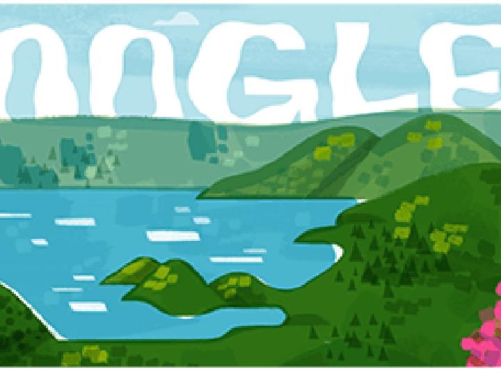 Google Doodle Menampilkan Danau Toba