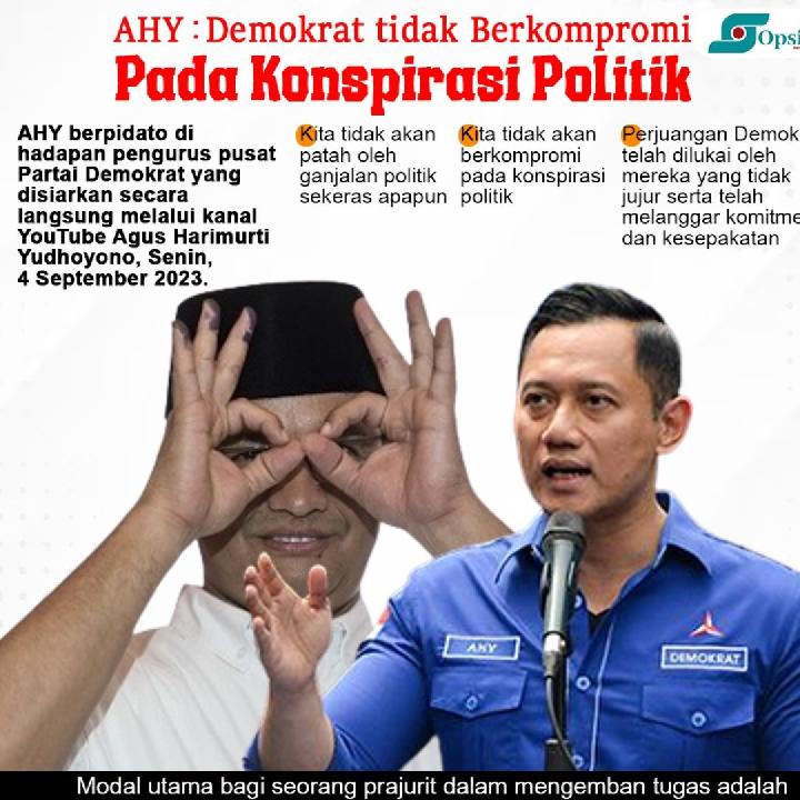 Infografis: Demokrat Tidak Berkompromi pada Konspirasi Politik