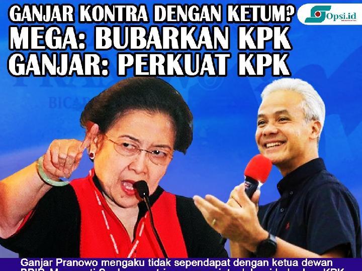 Infografis: Ganjar Pranowo Berbeda dengan Megawati soal Pembubaran KPK