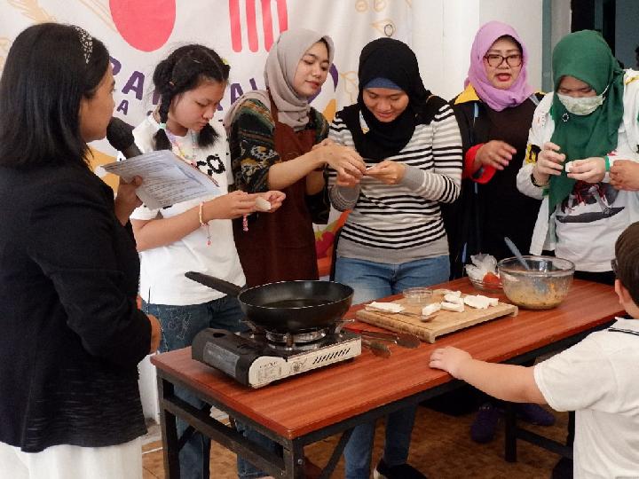 Puluhan Anak Disabilitas Ikuti Demo Masak Bareng Srikandi Pintar Indonesia