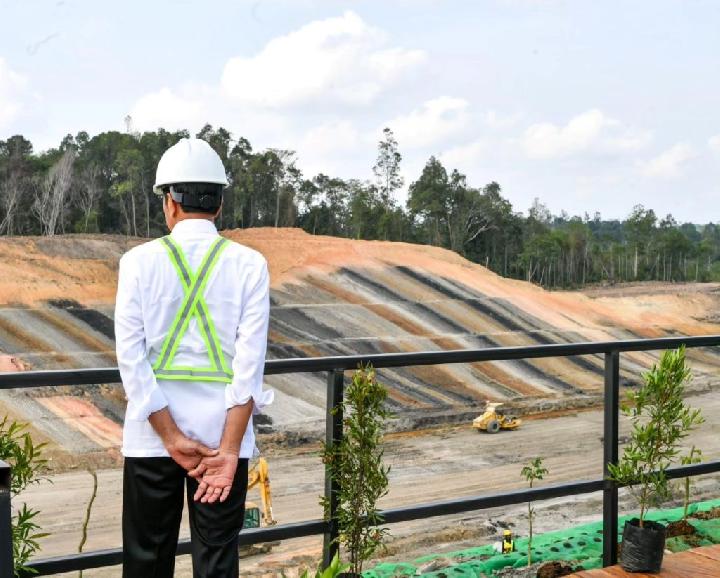 Jokowi Groundbreaking Rumah Sakit Hijau di IKN 