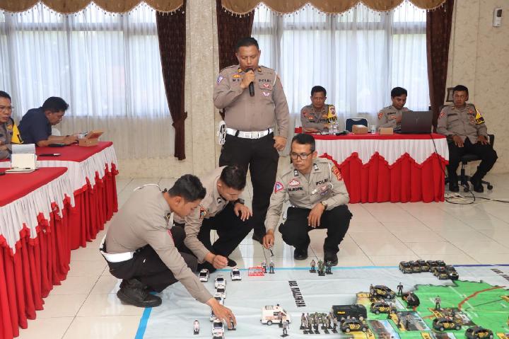 Polresta Cirebon Gelar Latihan Pra Operasi Mantap Brata Lodaya 2023-2024