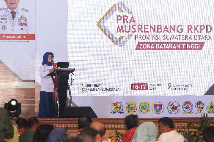 Musrenbang RKPD Sumut Zona Dataran Tinggi 2025, Susanti Paparkan Capaian Kota Siantar