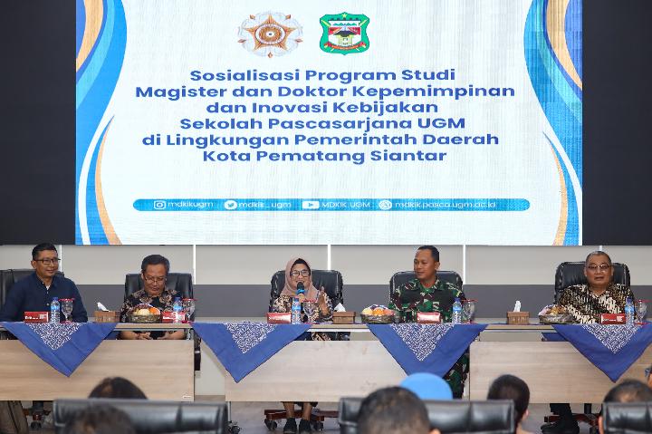 Sekolah Pascasarjana UGM Sosialisasi Prodi Magister dan Doktor di Pemko Siantar