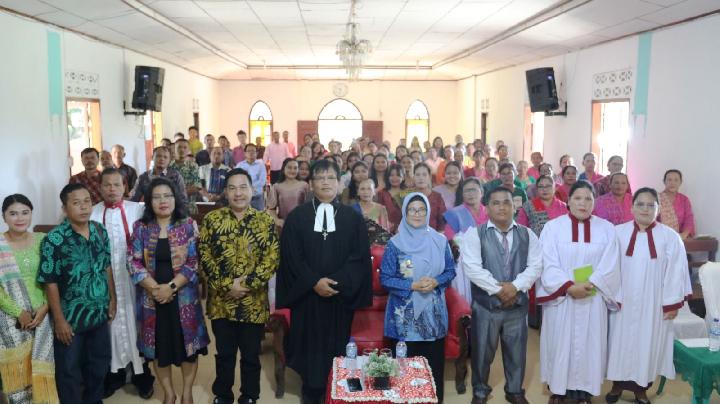 Walkot Siantar Hadiri Peletakan Batu Pertama Rumah Dinas Pendeta Gereja Mission Batak
