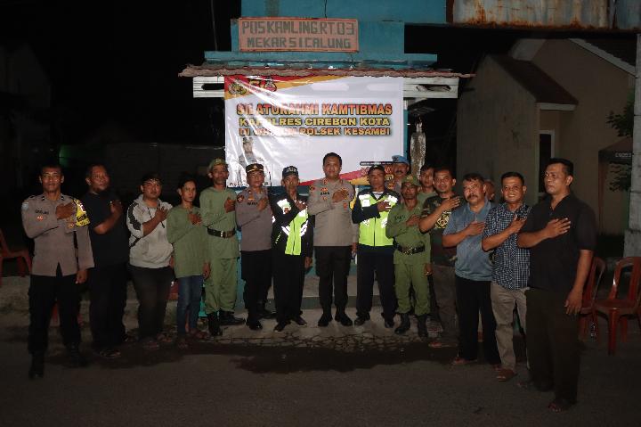 Silaturahmi Kamtibmas di Karyamulya, Kapolres Cirebon Kota Ajak Warga Perkuat Keamanan Lingkungan