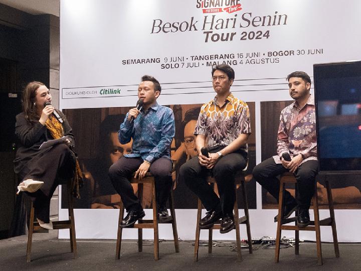 Tutup Promosi Album Memorandum, Perunggu Bikin Tur Konser di Lima Kota