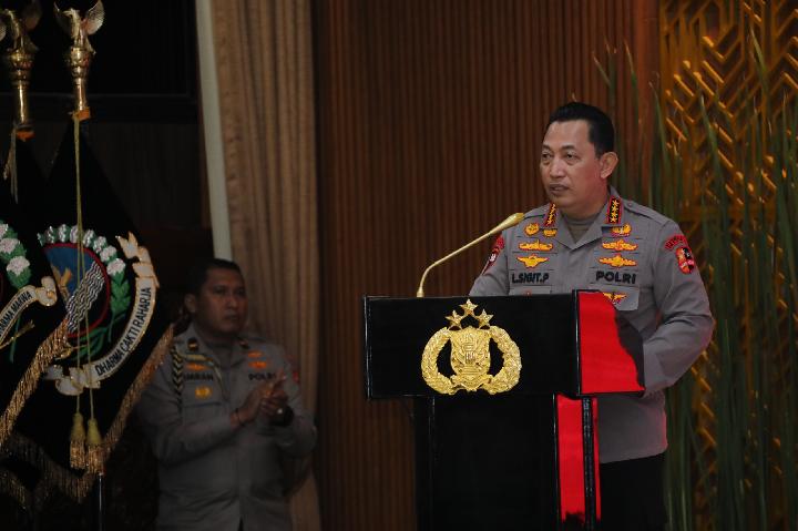 Kapolri Buka Rakernis Gabungan 4 Satker Polri