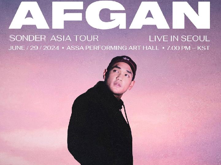 Sambut Album Sonder, Afgan Buka Tur Konser Asia di Soul, Korea Selatan