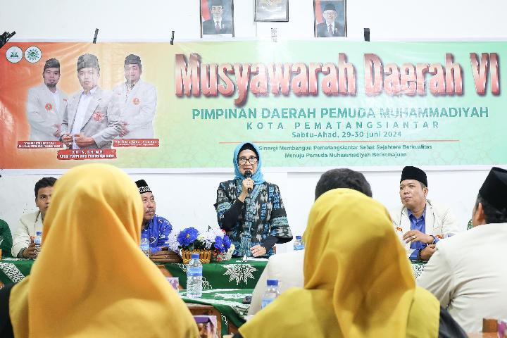 Susanti Dewayani Hadiri Musyda VI PD Pemuda Muhammadiyah Siantar